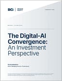 Report cover: The Digital-AI Convergence: An Investment Perspective by BCI Private Equity