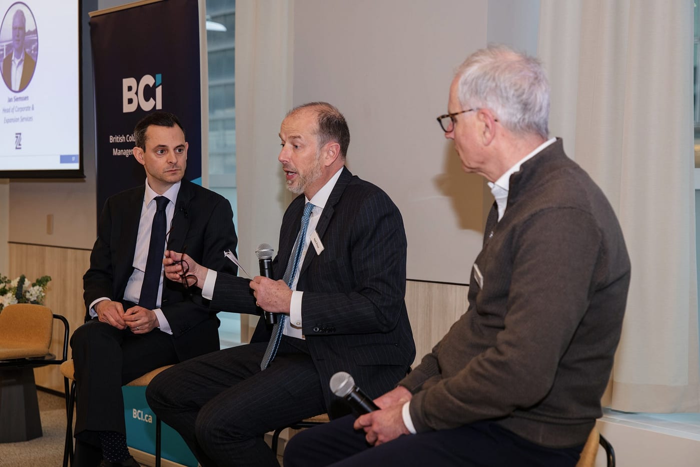Panelists at BCI ESG Conference