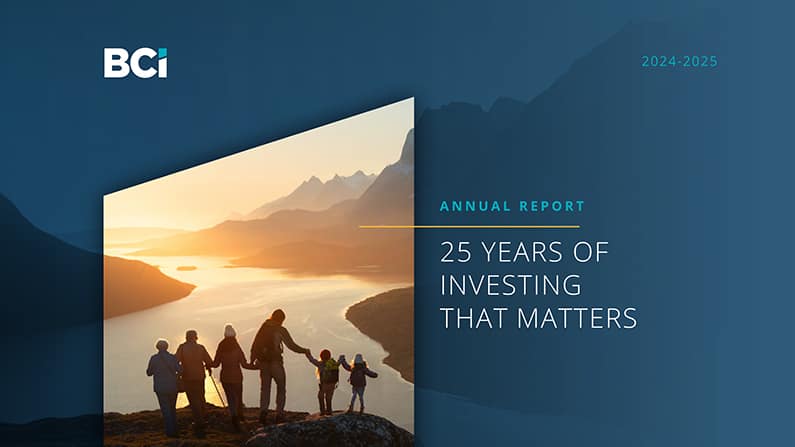 2025 BCI Coroporate Annual Report cover