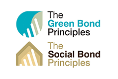 The Green Bond Principles and The Social Bond Principles logos The Green Bond Principles and The Social Bond Principles logos